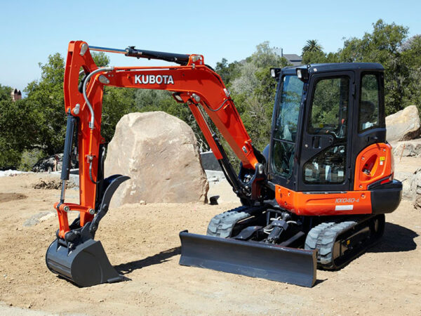 Kubota KX040-4 Compact Excavator Rental BCS Thumbnail